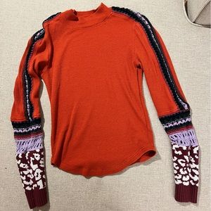 Free People Thermal Knit Top